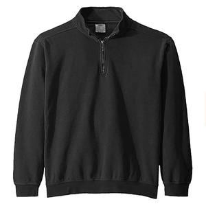 Vente en gros sur mesure Sweatshirts à capuche pour hommes grande taille Streetwear polaire tricoté fermeture à glissière doublé personnalisable - Product Image 5