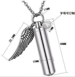 Sen benim kalp kremasyon takı kişiselleştirilmiş Pet külleri kolye paslanmaz çelik Urn kolye - Product Image 6