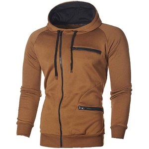 เสื้อฮู้ดดี้ผู้ชาย ผ้าฟลีซผสม ซิปหน้า สวมใส่สบาย ลายกราฟิก ผ้าฝ้าย ย้อมสีแบบไทได สำหรับผู้ชาย - Product Image 1