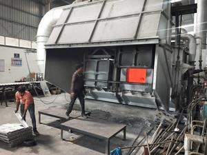 Fourneau de fusion d'aluminium de type chambre de 1000 kg, fonctionnement au gaz, basculement hydraulique disponible à un prix raisonnable - Product Image 5