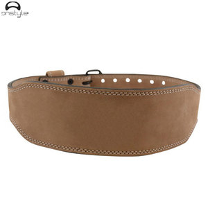 Gran oferta, cinturón de gimnasio de cuero PU de piel de vaca ajustable, logotipo personalizado, bolsas de energía para levantamiento de pesas - Product Image 1