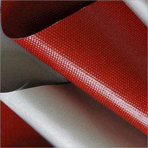 Certified Safety Product <b>Silicone</b> <b>Rubber</b> Laminated Silica Fabrics for Insulation SSS-0973 - Product Image 1