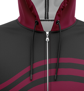 Pullover con Logo personalizzato tessuto a maglia con cappuccio 100% poliestere stampa digitale cerniera Design XL <span class=keywords><strong>abbigliamento</strong></span> invernale da <span class=keywords><strong>uomo</strong></span> OEM all'ingrosso - Product Image 2