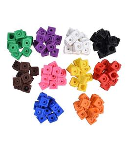 Education Math Cubes - Set of 100 - Math Manipulatives - Classroom Learning Supplies, Homeschool Supplies, Preschool Learning - Product Image 4