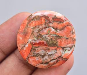 Arizona Turquoise Cabochon Wholesale Turquoise Mix Shapes Gemstone Sponge Coral With Copper Turquoise Heart Cabochon - Product Image 4