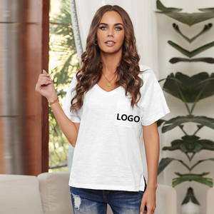 Camiseta estampada personalizada para mujer, camiseta con Logo - Product Image 3