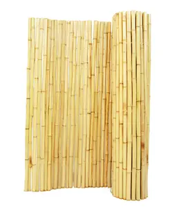 Hochwertiger Natur-Bambus-Zaun für Garten 100 % vietnamesischer natürlicher Wald Bambus einfach zu montieren umweltfreundlich