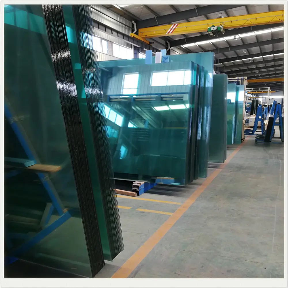 6mm 8mm 10mm 12mm clear float glass tempered laminated glass manufactures