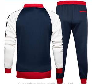 2024 printemps automne grande taille hommes personnalisé gris avec patch en cuir noir à capuche polaire maigre survêtement pour hommes - Product Image 2