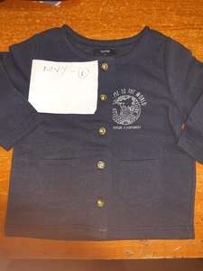 Los Más Vendidos en Línea, Marcas Privadas, Conjuntos Casuales de Algodón de Manga Larga para Bebés Niñas y Niños, Sudaderas con Botones y Bolsillos - Product Image 3