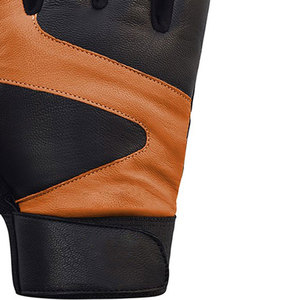 Geo Brother Co New High Quality Leather Weightlifting Gloves Non-Slip Adjustable Wrist <b>Strap</b> for Unisex at Wholesale - Product Image 6