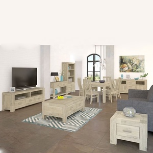 ที่วางทีวีทันสมัยพร้อมที่เก็บของตู้วางทีวีไม้สำหรับห้องนั่งเล่นมาตรฐานส่งออก - Product Image 2