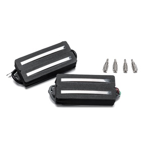 Bảy Dây Đôi Đường Ray <span class=keywords><strong>Guitar</strong></span> Pickup Kép Cuộn Dây Kim Loại Nặng Phong Cách Humbucker Cổ Và Cầu Đặt - Product Image 3
