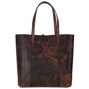 Bolso de mano, bandolera y bolso cruzado de cuero genuino de vaca, estilo cazador, color marrón, para mujer, marca Ellena. - Product Image 1