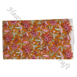 Supplier Of Best Quality Hand Block Printed Cotton Fabric At Bulk Price