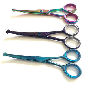 Tijeras DE SEGURIDAD ecológicas de calidad profesional, nuevas tijeras de aseo para mascotas para el cuidado de perros, aseo de limpieza profesional - Product Image 1