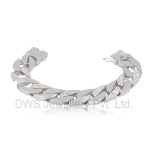 Best Selling 2026 <b>Sterling</b> <b>Silver</b> Natural White Topaz Gemstone <b>Bracelet</b> for Women <b>Silver</b> Jewelry Manufacturer - Product Image 2