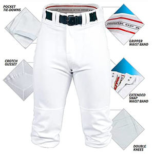 Haute Qualité Game_Practice Baseball Pantalon Adulte, Couleur Unie, Knicker-6 - Product Image 3