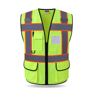 Outdoor Working Wear Light Weight Washable New Design Customized Logo Printing High Quality Safety Vest - Product Image 1