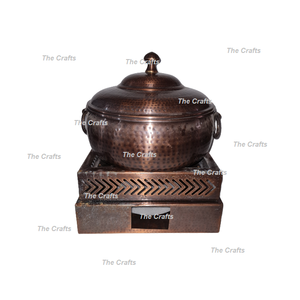 Plato de frotamiento para servir de Color plateado de aluminio, tamaño y forma personalizados, calentador de alimentos, plato de frotamiento para uso en bodas - Product Image 5