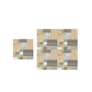 Carreaux de sol en céramique à surface brillante et mate au design moderne 40x40cm - Product Image 6