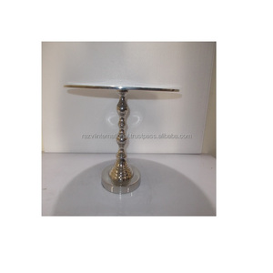 Soporte de pastel de forma redonda de diseño simple de metal de aluminio - Product Image 1