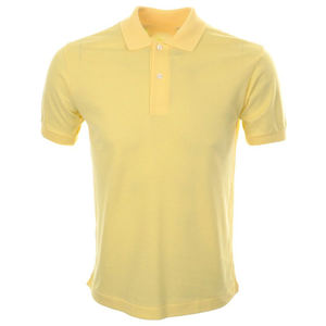 <b>Yellow</b> Shade Polo <b>T</b>-<b>Shirt</b> for Men Short Sleeve Soft Cotton Fabric Made in Bangladesh Wholesale Price for Business or Casual - Product Image 5