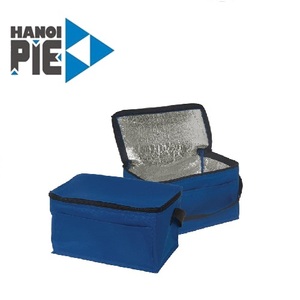 Custom Logo Aluminum Foil Lining Lightweight Durable Thermal Waterproof Wine Cooler Carrier Simple Food Insulated Lunch Bag - Product Image 4