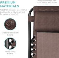 Chaise inclinable de relaxation pliable à bas prix pour bureau, camping, plage, extérieur, en métal, à gravité zéro, vente en gros