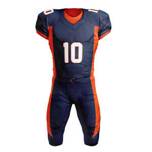 Uniforme de fútbol americano de diseño personalizado, transpirable, cómodo, a la moda, el mejor equipo juvenil de sarga - Product Image 3