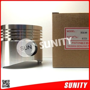 TAIWAN SUNITY Pistón de materiales de alta calidad RK50 Diámetro 72MM para Kubota Agrimotor - Product Image 2