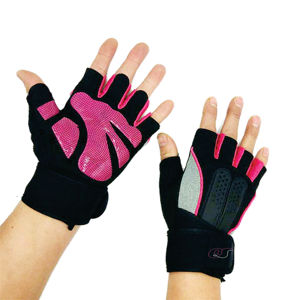 Weightlifting Hook Training Gym Grips Straps Bandage Gloves Fitness Steel Hand <b>Bar</b> Hooks - Product Image 3