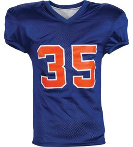 Jersey de entrenamiento de fútbol americano juvenil al por mayor, aparejo personalizado, uniforme de sarga, transpirable, diseño de talla grande - Product Image 2