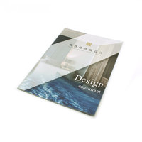 Livre sur mesure imprimé en quadrichromie, reliure agrafée, couverture souple, pour mobilier domestique, en papier couché mat, avec option de logo personnalisé
