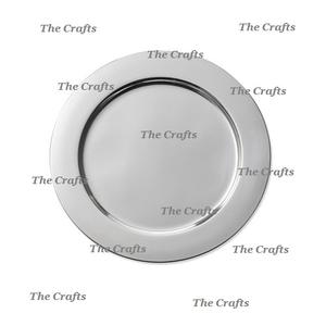 Ensemble de quatre assiettes rondes en acier inoxydable couleur or pour la maison et l'hôtel Vaisselle - Product Image 6