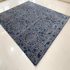 Luxurious Abstract Bamboo Silk New Modern Handmade Customizable for Home Hotel Projects Samples Available Handtufted <b>Rug</b> Carpet - Product Image 3