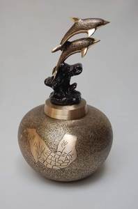 Urnas de cremación funeraria de buena calidad, suministros hechos a mano, urnas de madera con mango para cenizas humanas de la India - Product Image 4