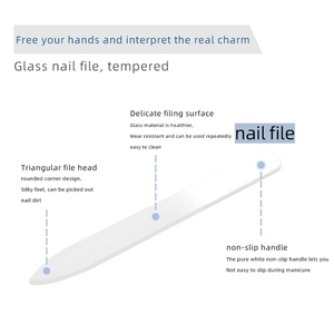 Kit de manucure complet pour pédicure, 7 pièces, avec coupe-ongles à orteils, lime à ongles en verre, outils de soins des ongles - Product Image 6