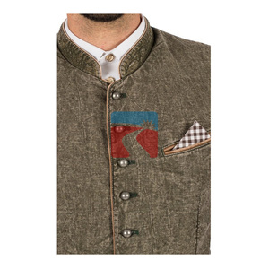 <b>Mens</b> Traditional Bavarian Trachten <b>Vest</b> Oktoberfest Traditional German Costume Waistcoat - Product Image 3