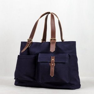 กระเป๋าถือสตรีปรับแต่งได้กระเป๋าถือรีไซเคิลได้, กระเป๋าถือโลโก้ออกแบบได้ตามต้องการแบบลำลองเปิดใช้ซ้ำได้ - Product Image 1