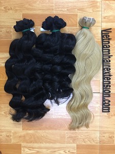 Rizado rizado de la trama del pelo 100% virgen cutícula alineada pelo - Product Image 4
