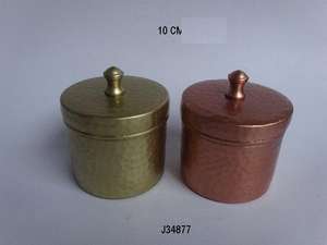 Portavelas de cobre sólido de dos tonos, accesorios de vela con pulido de espejo, contenedores de Metal - Product Image 5