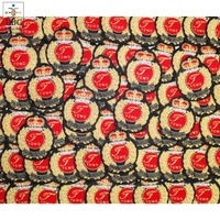 Écusson 3D brodé à la main, motif d'héraldique royale, à coudre, en fil de bouillon, forme cœur, personnalisé, pour chapeaux et tuniques