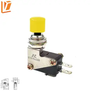 Botón de interruptor de micro potenciómetro de Metal, AB5151-Y-101C2