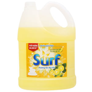 Surf Eco-Friendly 4kg X 3 Peut Liquide Vaisselle Kumquat Parfums Offre Spéciale Multi-Usage Produits Chimiques Ménagers Prix Bon Marché - Product Image 1