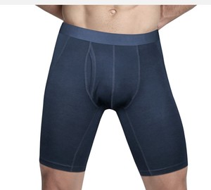 Calzoncillos bóxer de seda helada de color liso, sexys, sin costuras, para hombre, talla grande, en oferta OEM. - Product Image 6