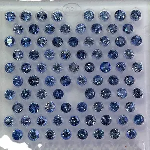 fine quality Ceylon sapphire brilliant cut round 4 mm blue sapphire gemstones for jewelry making