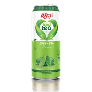 Il prodotto più venduto 490ml In scatola tè verde bevanda Made In Vietnam prodotti campione gratuito buono per la salute