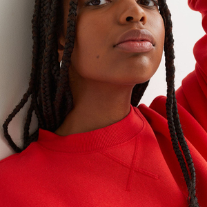 Sweat-shirt en coton pour femmes, pull-over robuste, Logo imprimé personnalisé, à capuche - Product Image 1