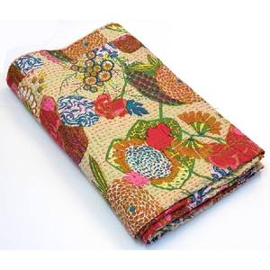 Ensemble de couette douce jeter couverture couvre-lit couvre-lit 100 coton Kantha couettes pour la décoration intérieure - Product Image 3